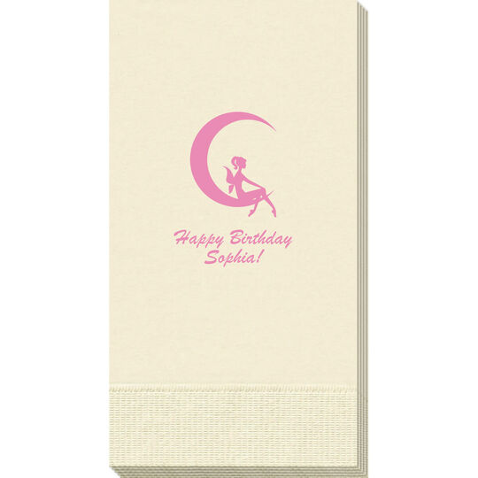 Fairy on the Moon Guest Towels